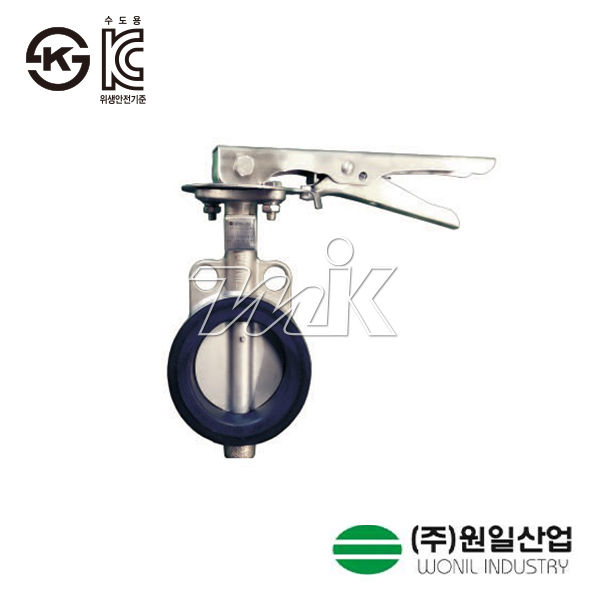 올스텐버터플라이밸브(KS)10K-레버식 (10144)