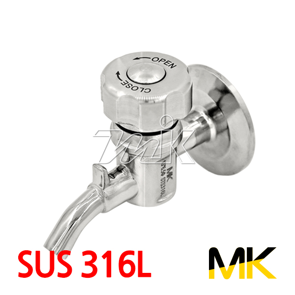 쎄니타리 샘플링밸브 1페럴(SUS316L) (21323)