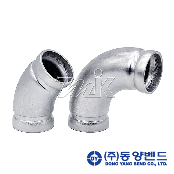 홈조인트 엘보90도/45도(압력배관S40) (24898)