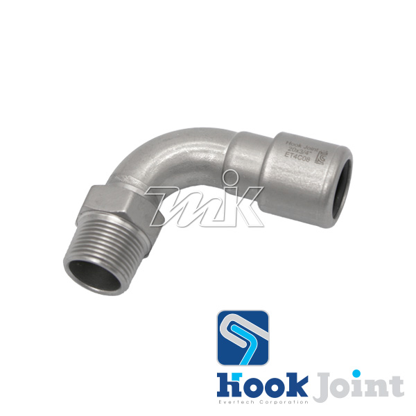 후크조인트 숫아답터엘보 (25670)