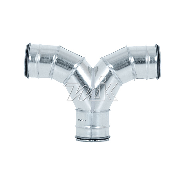 스파이럴 바지관 90도/함석(가스켓타입) (25784)