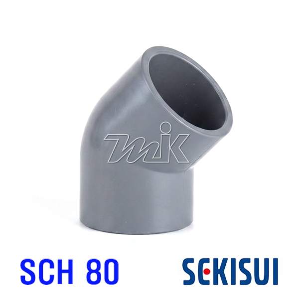 CPVC(SCH80/ANSI) 엘보45도(본드) (25917)