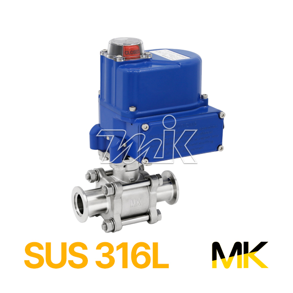 전동 진공볼밸브3P(SUS316L)-AC220V (26074)