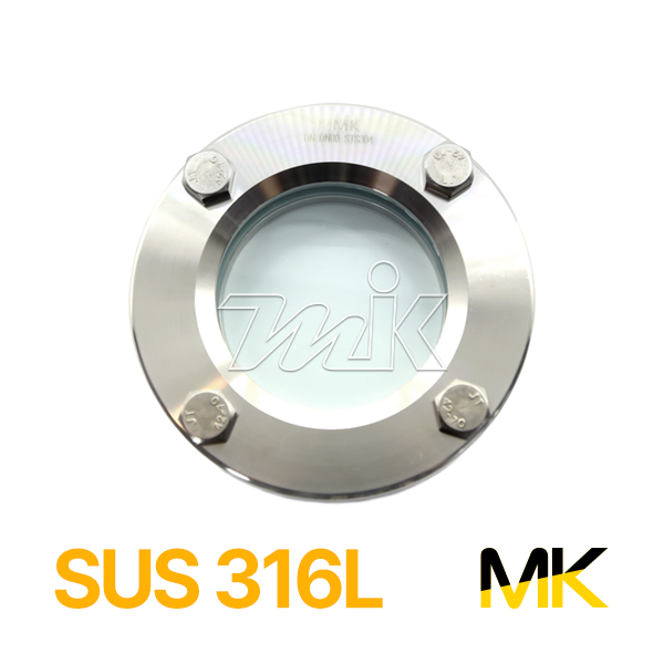 원형사이트글라스-파이렉스(고온용) MK(SUS316L) (26306)